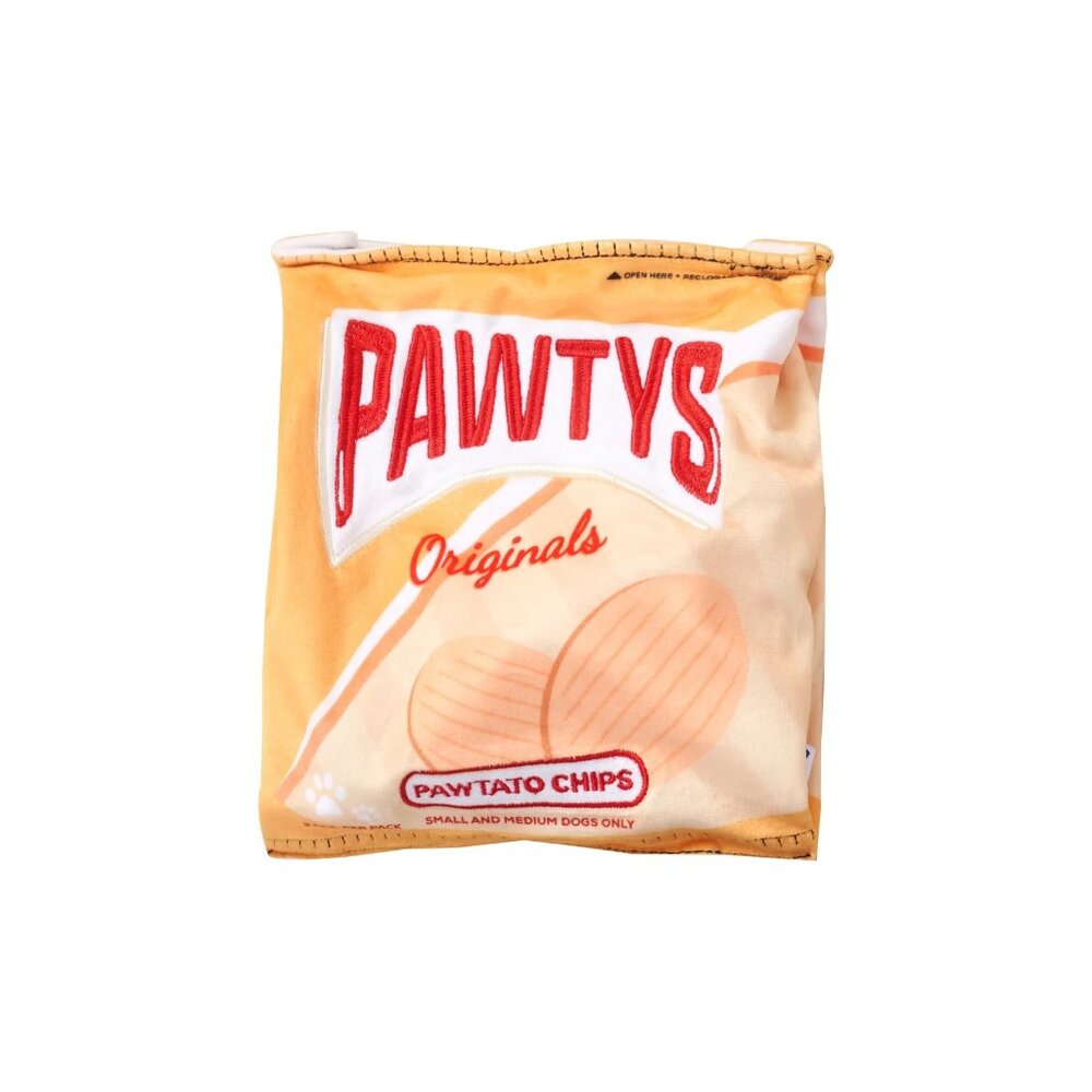 PAWTY PAWTATO CHIPS Dog Toy